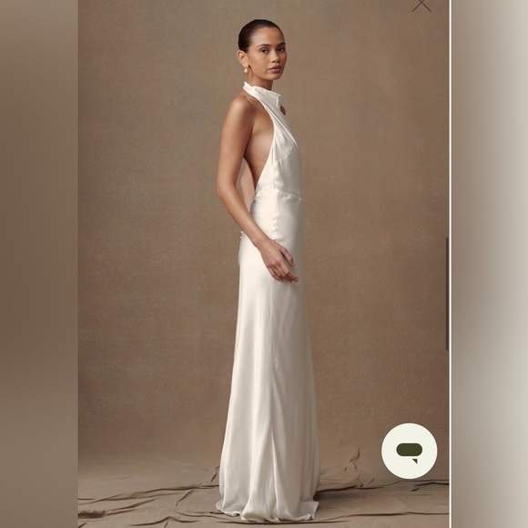 Meshki Esther Iridescent Satin Cowl Max - Picture 3 of 5